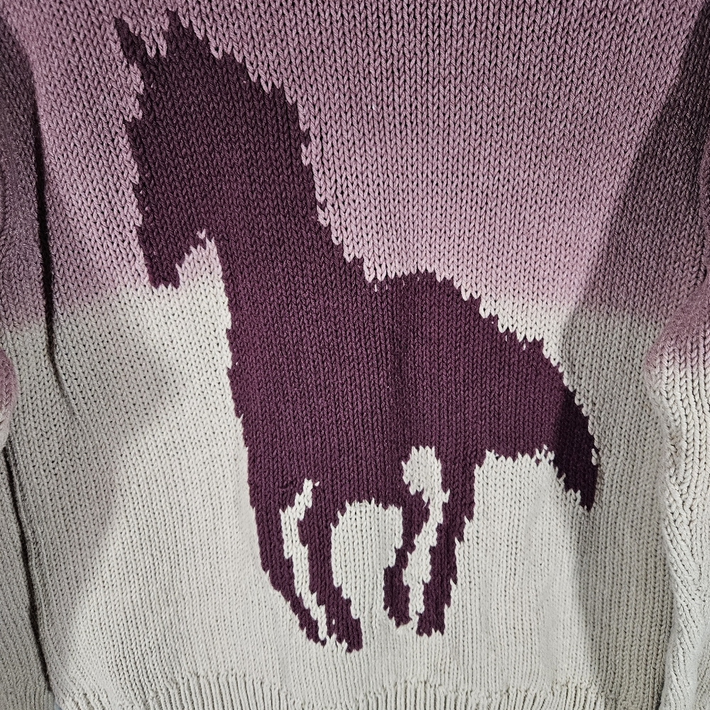 Woolrich x One of These Days Horse Knit Sweater Sand Size S - Picture 3 of 12